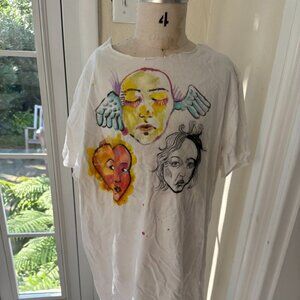Hand Painted T Shirt